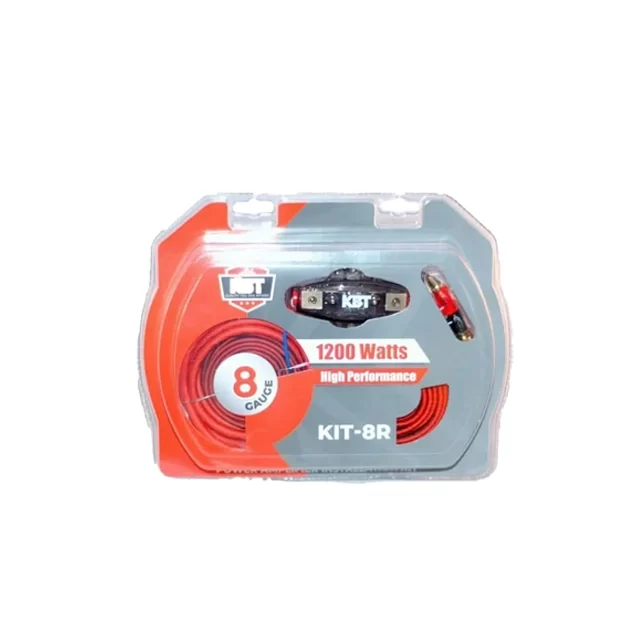 Kit de Instalación Cables KBT KIT 8R Amplificador